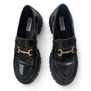 Steve Madden Black Loafers for Women